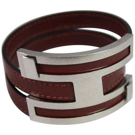 hermes men's leather bracelet hook|hermes bracelets price.